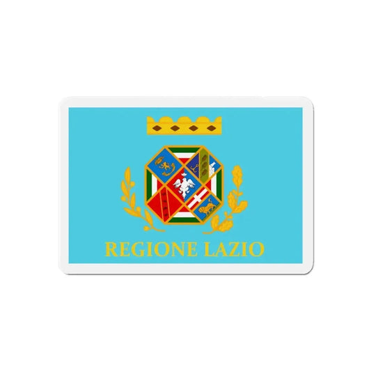 Flag of Lazio Italy - Refrigerator Magnet 6 Inch - The Sticker Space