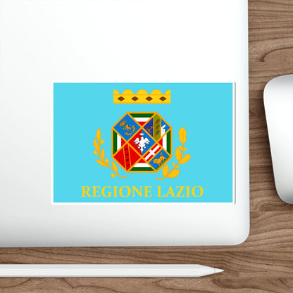 Flag of Lazio Italy STICKER Vinyl Die-Cut Decal-The Sticker Space