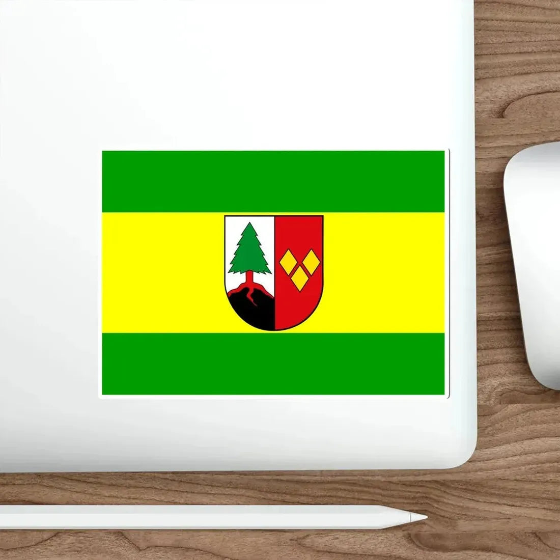 Flag of Lüchow Dannenberg Germany STICKER Vinyl Die-Cut Decal - The Sticker Space