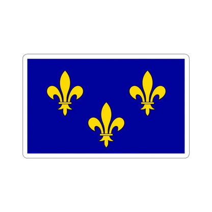 Flag of Île de France France 2 STICKER Vinyl Die-Cut Decal 2 Inch - The Sticker Space