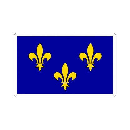 Flag of Île de France France 2 STICKER Vinyl Die-Cut Decal 3 Inch - The Sticker Space