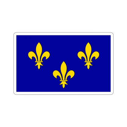 Flag of Île de France France 2 STICKER Vinyl Die-Cut Decal 6 Inch - The Sticker Space