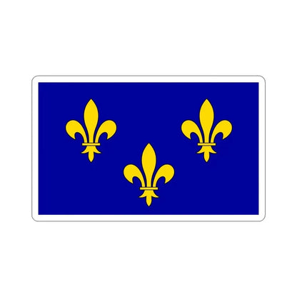 Flag of Île de France France 2 STICKER Vinyl Die-Cut Decal - The Sticker Space