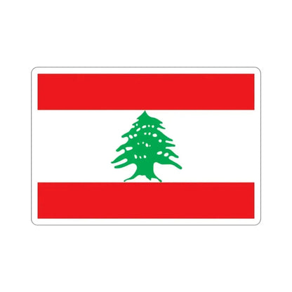 Flag of Lebanon STICKER Vinyl Die-Cut Decal - The Sticker Space