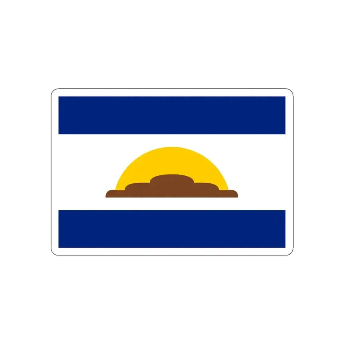 Flag of Lechería Venezuela STICKER Vinyl Die-Cut Decal 4 Inch - The Sticker Space