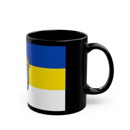 Flag of Leer Germany - Black Coffee Mug-The Sticker Space