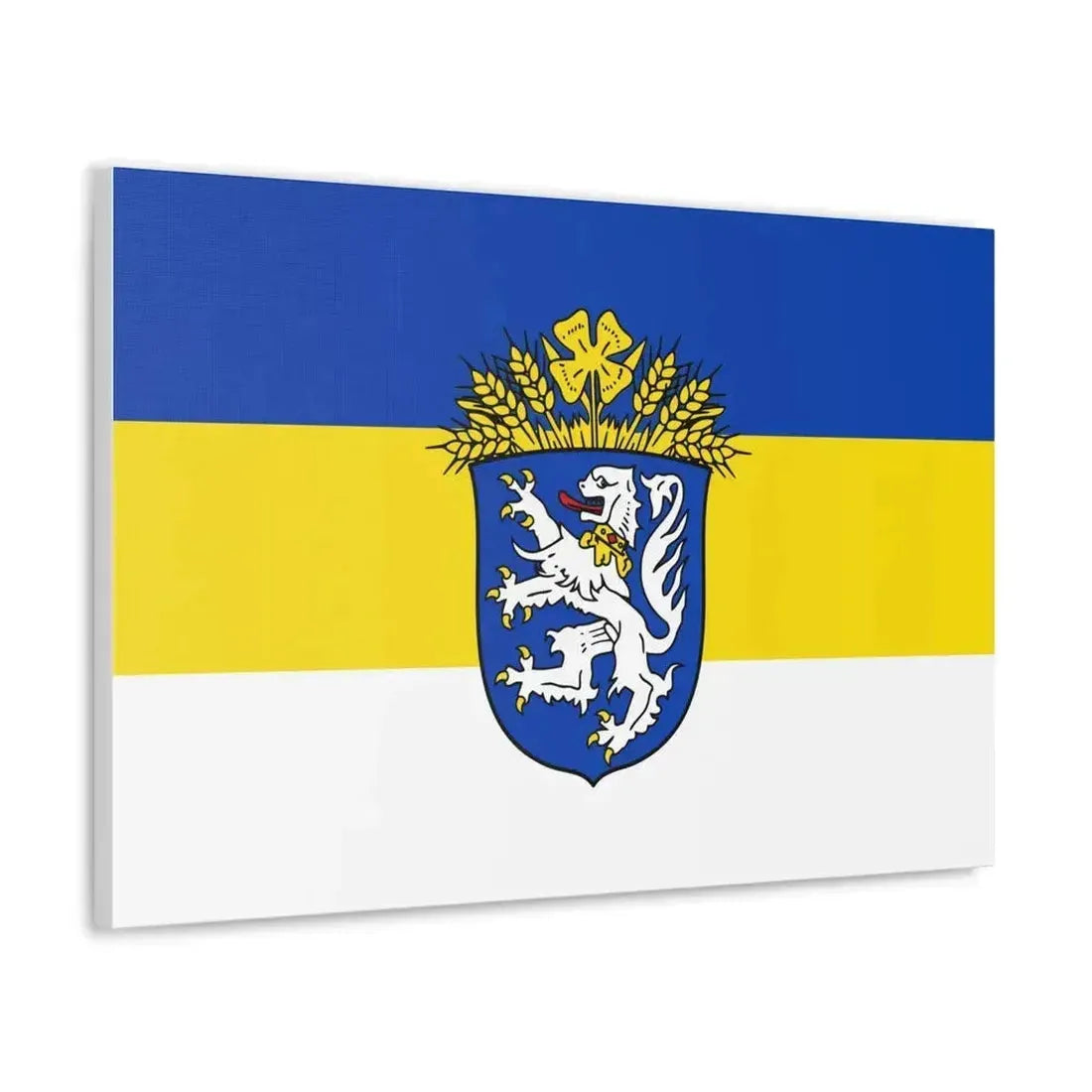 Flag of Leer Germany - Canvas Wall Art - The Sticker Space