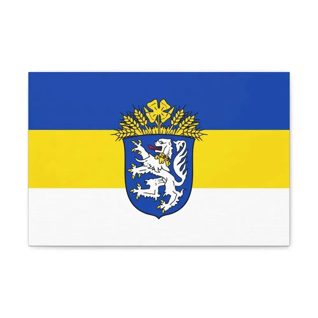 Flag of Leer Germany - Canvas Wall Art - The Sticker Space