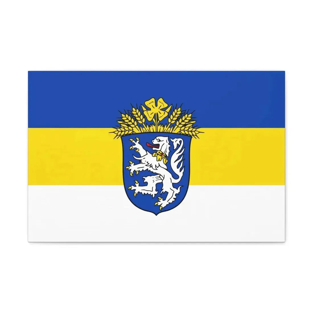 Flag of Leer Germany - Canvas Wall Art - The Sticker Space