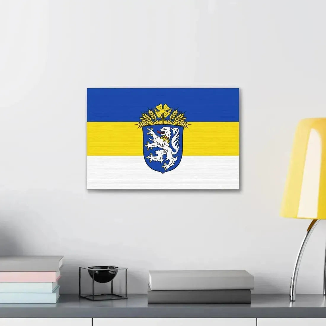 Flag of Leer Germany - Canvas Wall Art - The Sticker Space