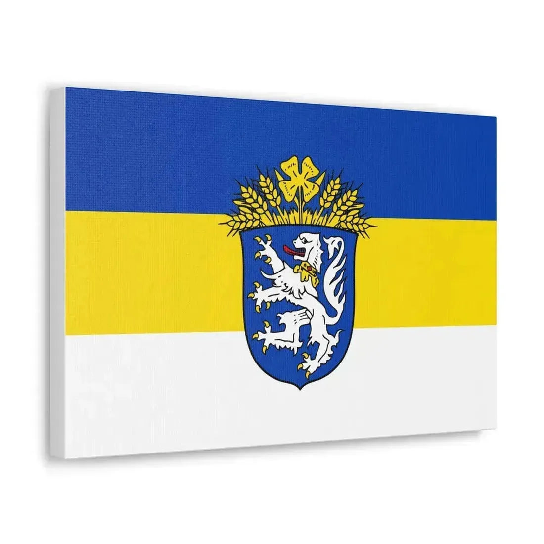 Flag of Leer Germany - Canvas Wall Art - The Sticker Space