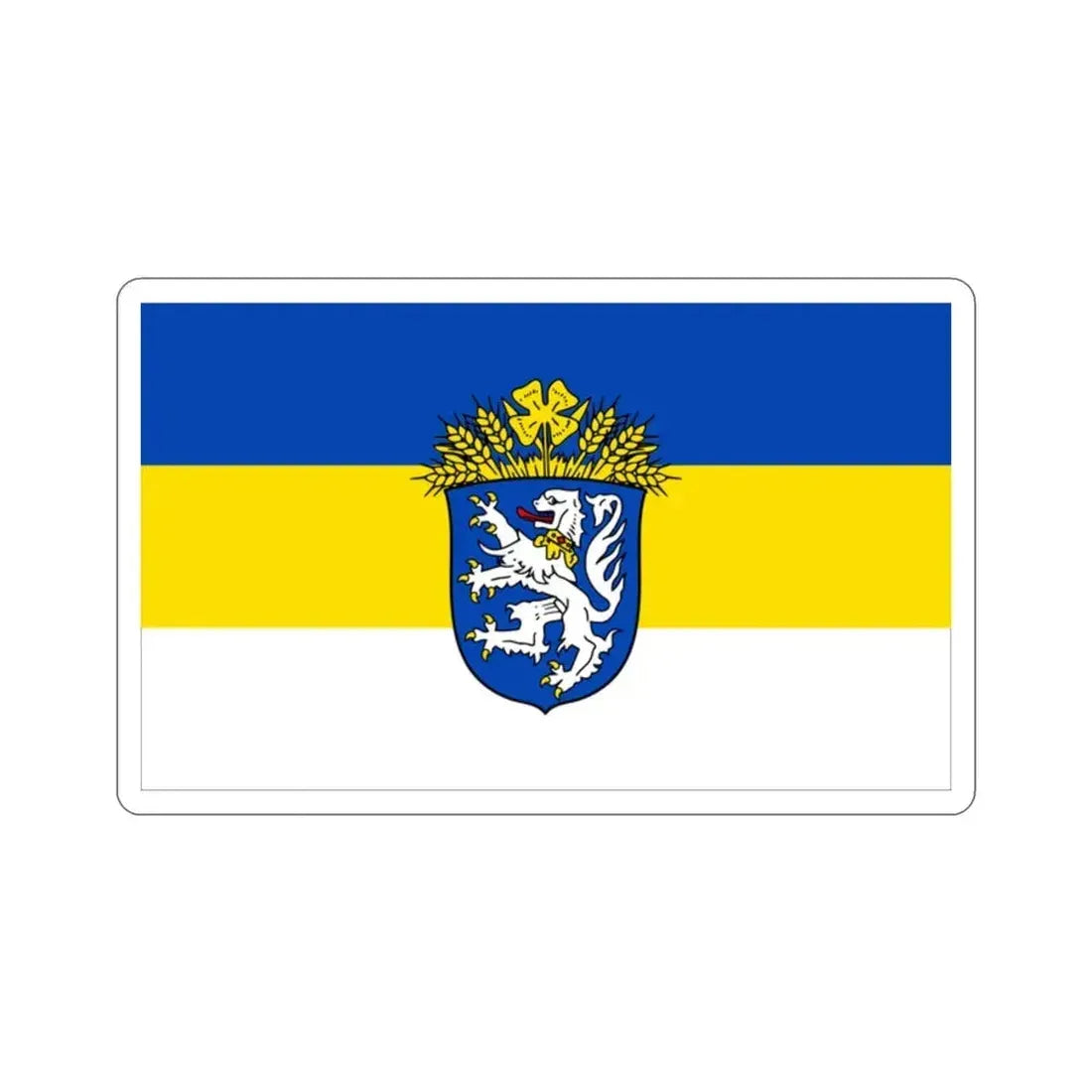 Flag of Leer Germany STICKER Vinyl Die-Cut Decal 2 Inch - The Sticker Space