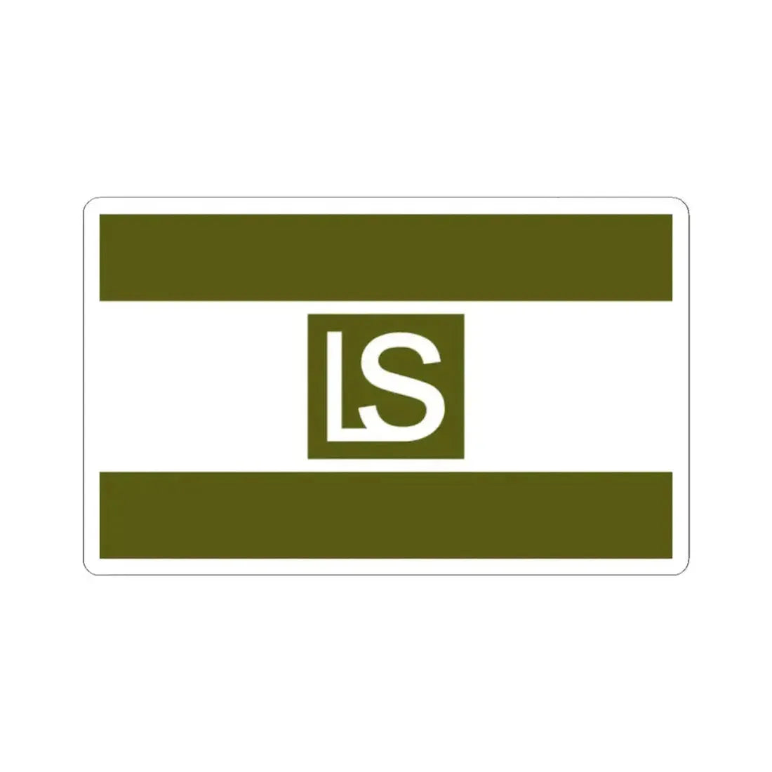 Flag of Lees Summit Missouri (United States) STICKER Vinyl Kiss-Cut Decal 2 Inch White - The Sticker Space