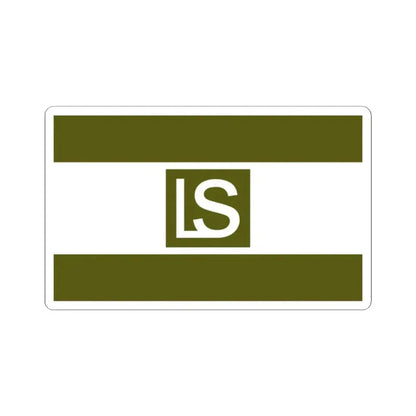 Flag of Lees Summit Missouri (United States) STICKER Vinyl Kiss-Cut Decal 2 Inch White - The Sticker Space
