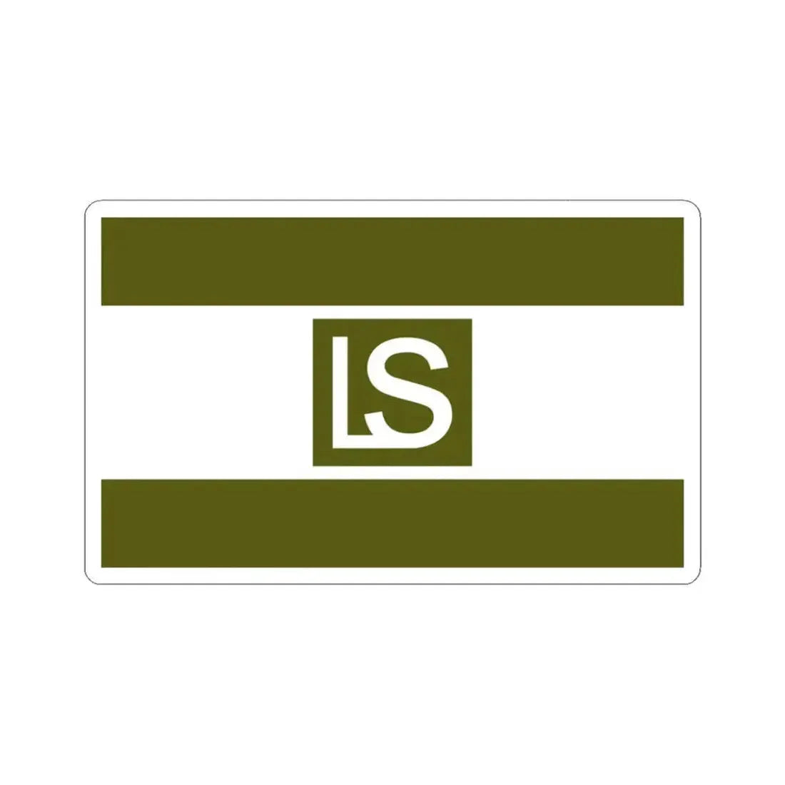 Flag of Lees Summit Missouri (United States) STICKER Vinyl Kiss-Cut Decal 3 Inch White - The Sticker Space