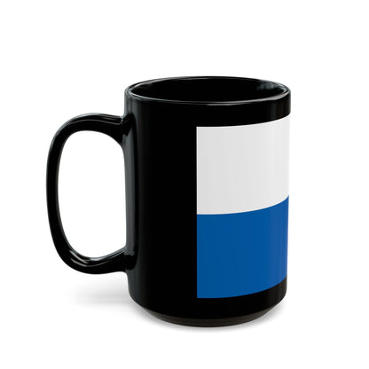 Flag of Legnica Poland - Black Coffee Mug-The Sticker Space