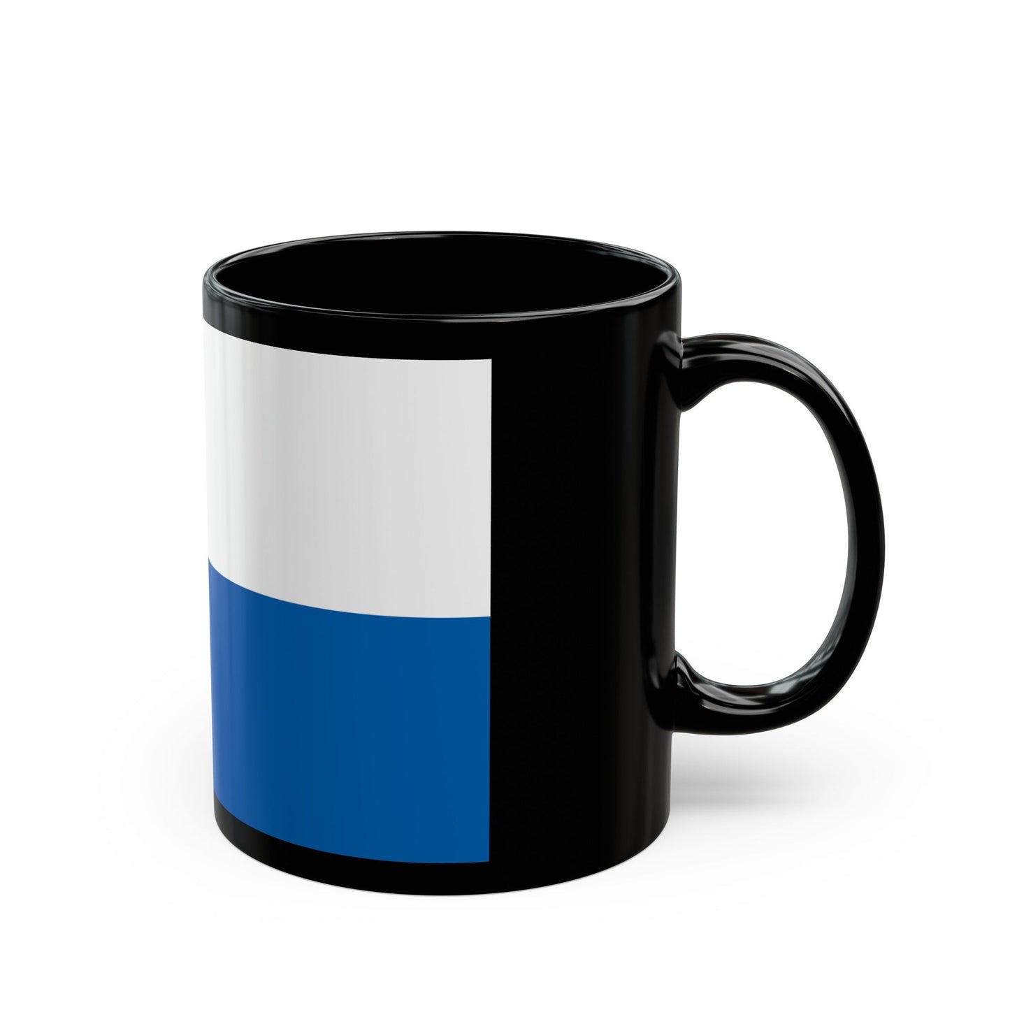 Flag of Legnica Poland - Black Coffee Mug-The Sticker Space