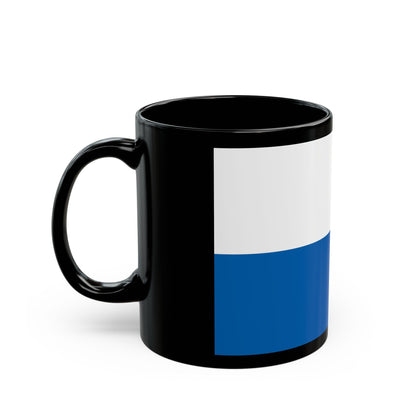 Flag of Legnica Poland - Black Coffee Mug-The Sticker Space