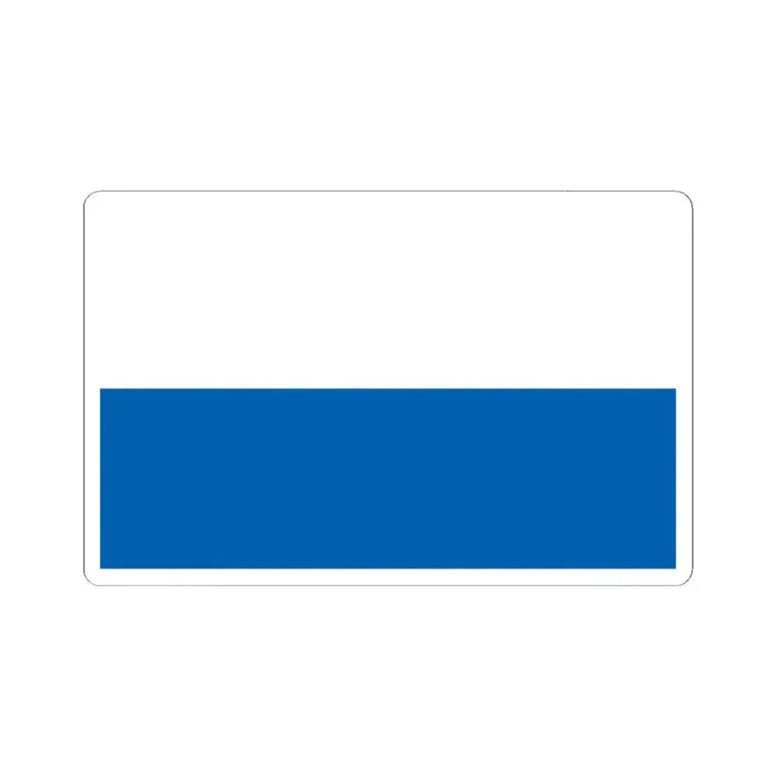 Flag of Legnica Poland - STICKER Vinyl Kiss-Cut Decal 2 Inch White - The Sticker Space