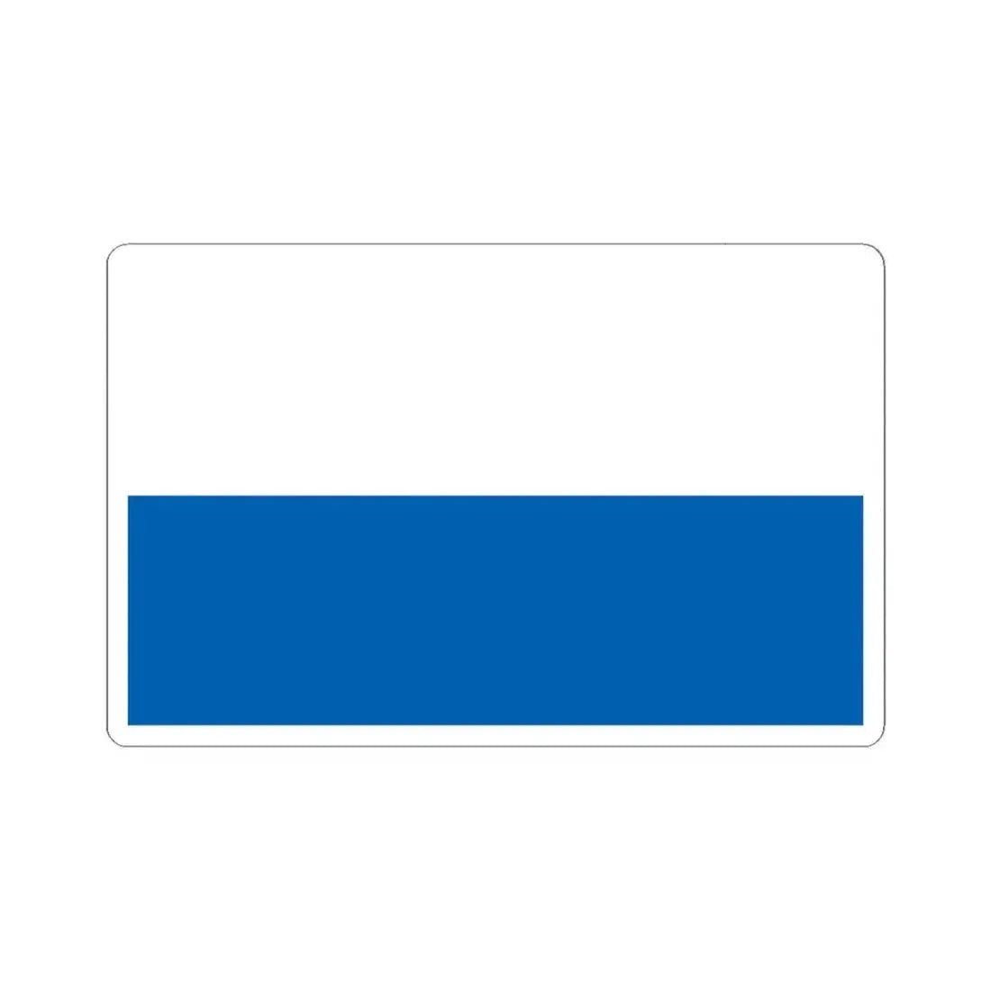 Flag of Legnica Poland - STICKER Vinyl Kiss-Cut Decal 3 Inch White - The Sticker Space