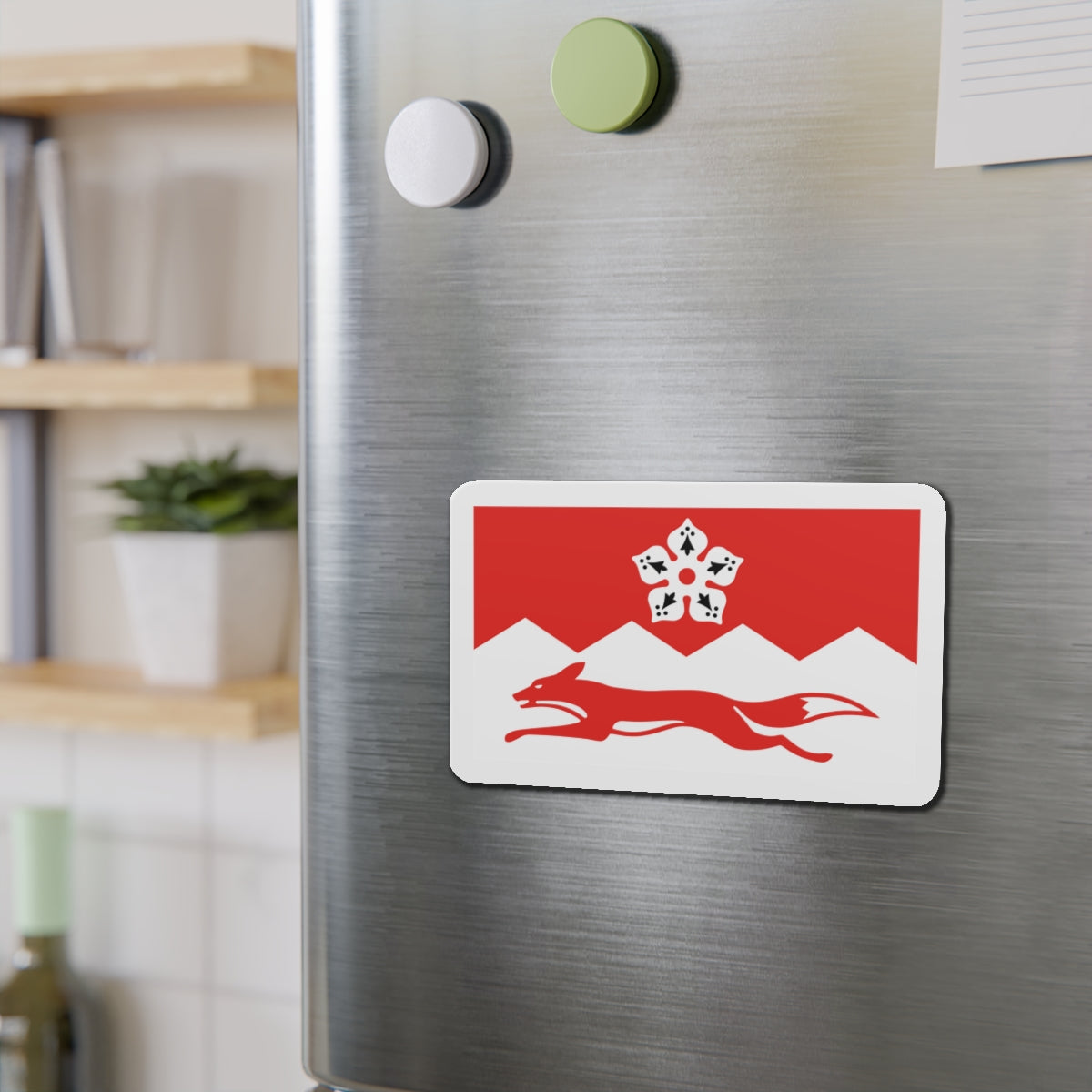 Flag of Leicestershire UK - Die-Cut Magnet-The Sticker Space