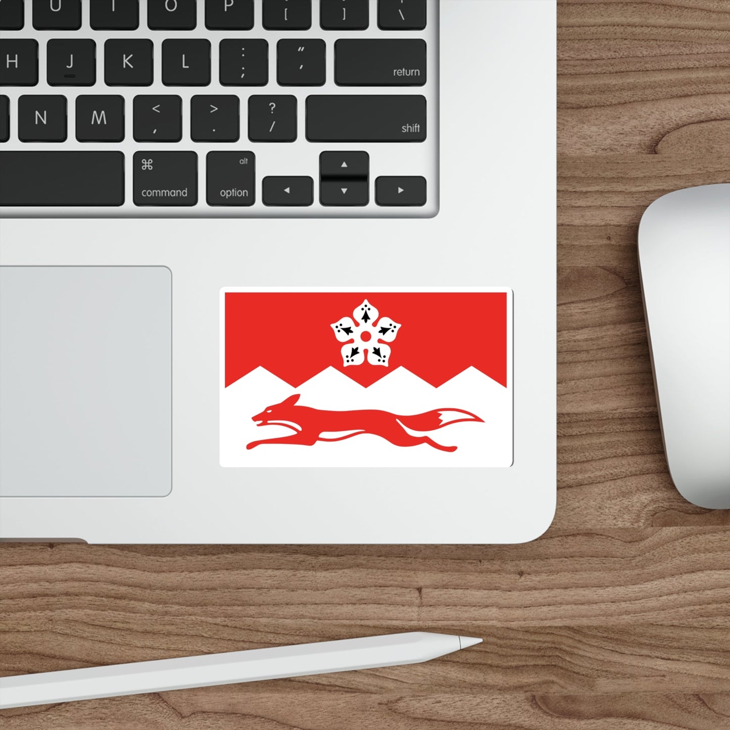 Flag of Leicestershire UK STICKER Vinyl Die-Cut Decal-The Sticker Space