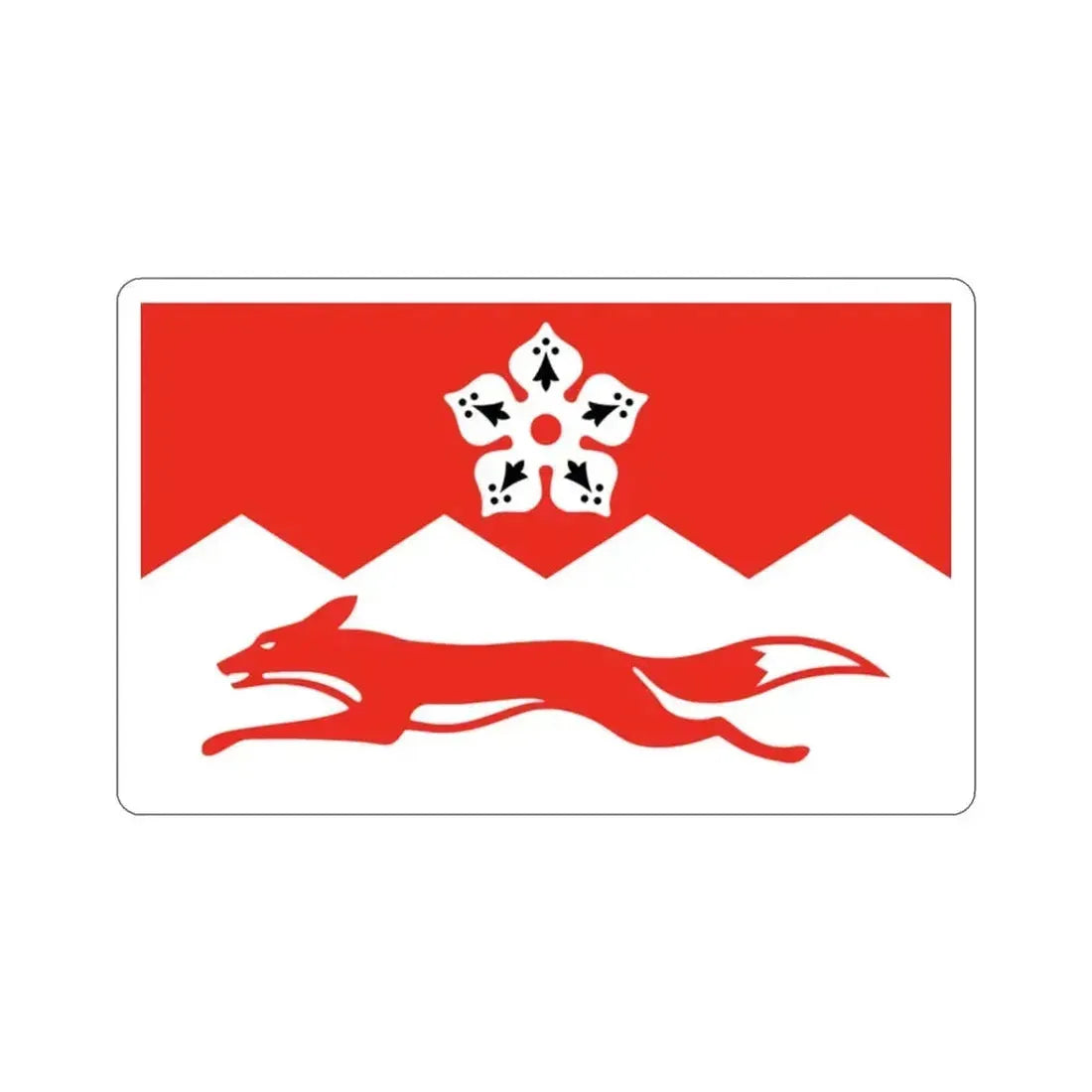 Flag of Leicestershire UK STICKER Vinyl Die-Cut Decal 2 Inch - The Sticker Space