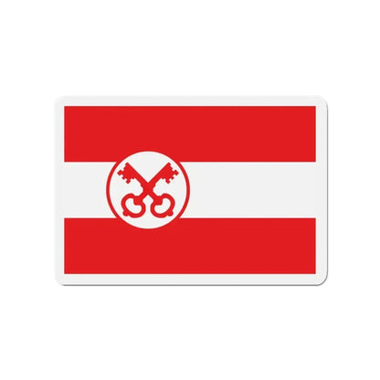 Flag of Leiden The Holland city of the oldest Dutch university Leiden University and Birthplace of Rembrandt Rembrandt Netherlands - Refrigerator Magnet 3 Inch - The Sticker Space