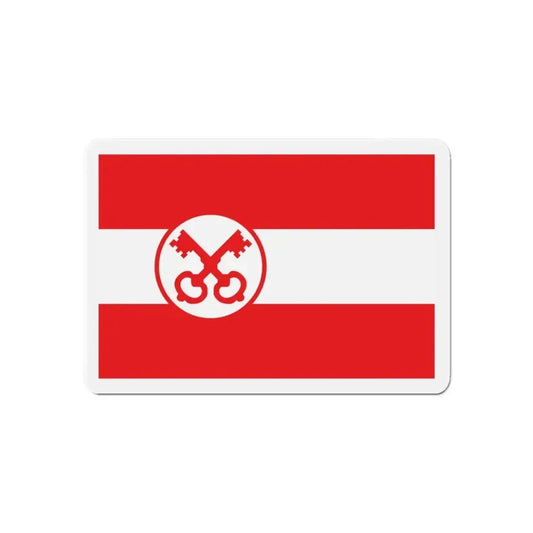 Flag of Leiden The Holland city of the oldest Dutch university Leiden University and Birthplace of Rembrandt Rembrandt Netherlands - Refrigerator Magnet 6 Inch - The Sticker Space