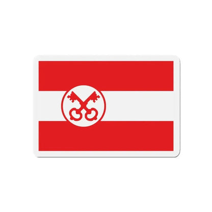 Flag of Leiden The Holland city of the oldest Dutch university Leiden University and Birthplace of Rembrandt Rembrandt Netherlands - Refrigerator Magnet - The Sticker Space