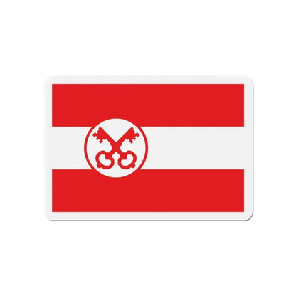 Flag of Leiden The Holland city of the oldest Dutch university Leiden University and Birthplace of Rembrandt Rembrandt Netherlands - Refrigerator Magnet - The Sticker Space
