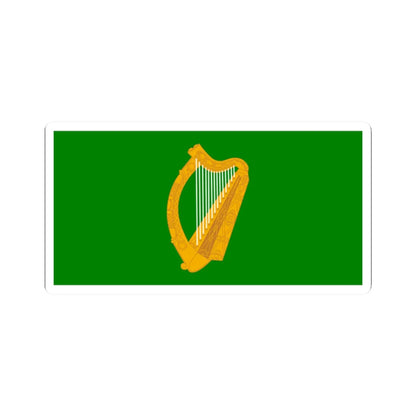 Flag of Leinster bright (Ireland) STICKER Vinyl Kiss-Cut Decal 2 Inch White - The Sticker Space