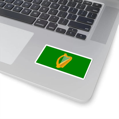 Flag of Leinster bright (Ireland) STICKER Vinyl Kiss-Cut Decal - The Sticker Space