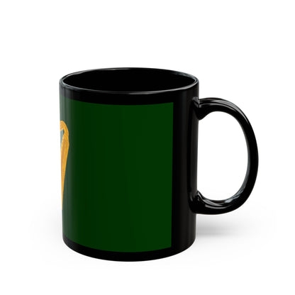 Flag of Leinster Ireland - Black Coffee Mug-The Sticker Space