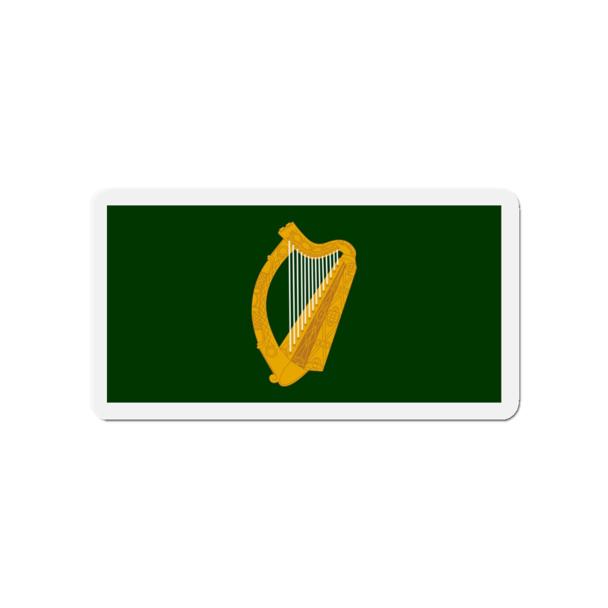 Flag of Leinster Ireland - Die-Cut Magnet-4" x 4"-The Sticker Space