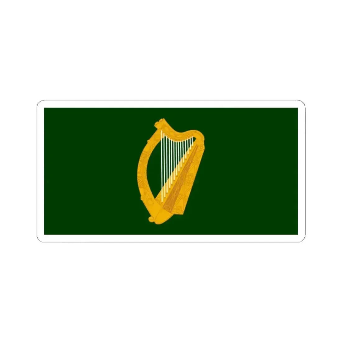 Flag of Leinster Ireland - STICKER Vinyl Kiss-Cut Decal 2 Inch White - The Sticker Space