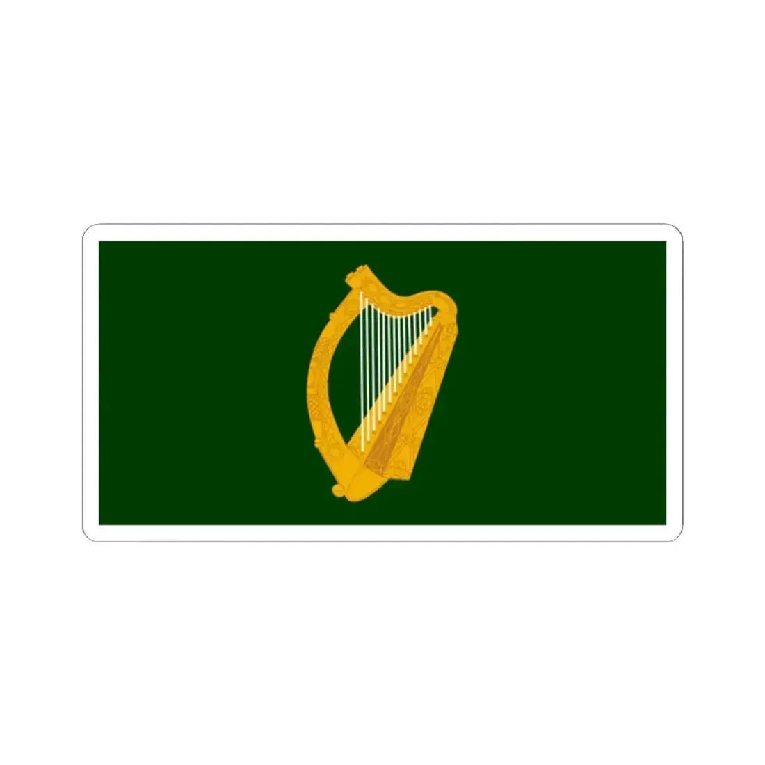 Flag of Leinster Ireland - STICKER Vinyl Kiss-Cut Decal 2 Inch White - The Sticker Space
