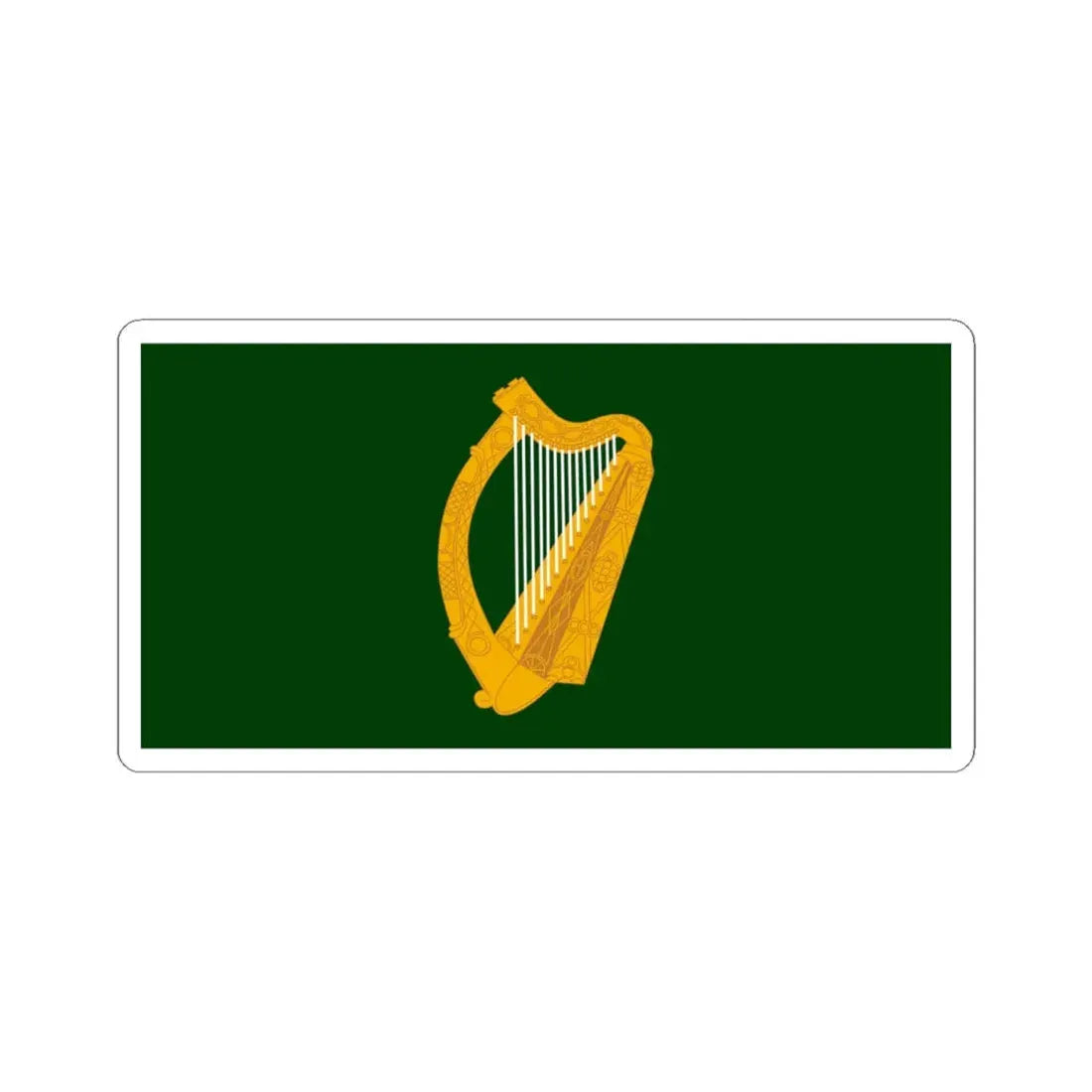 Flag of Leinster (Ireland) STICKER Vinyl Kiss-Cut Decal 6 Inch White - The Sticker Space