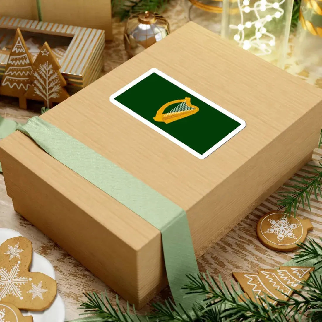 Flag of Leinster (Ireland) STICKER Vinyl Kiss-Cut Decal - The Sticker Space