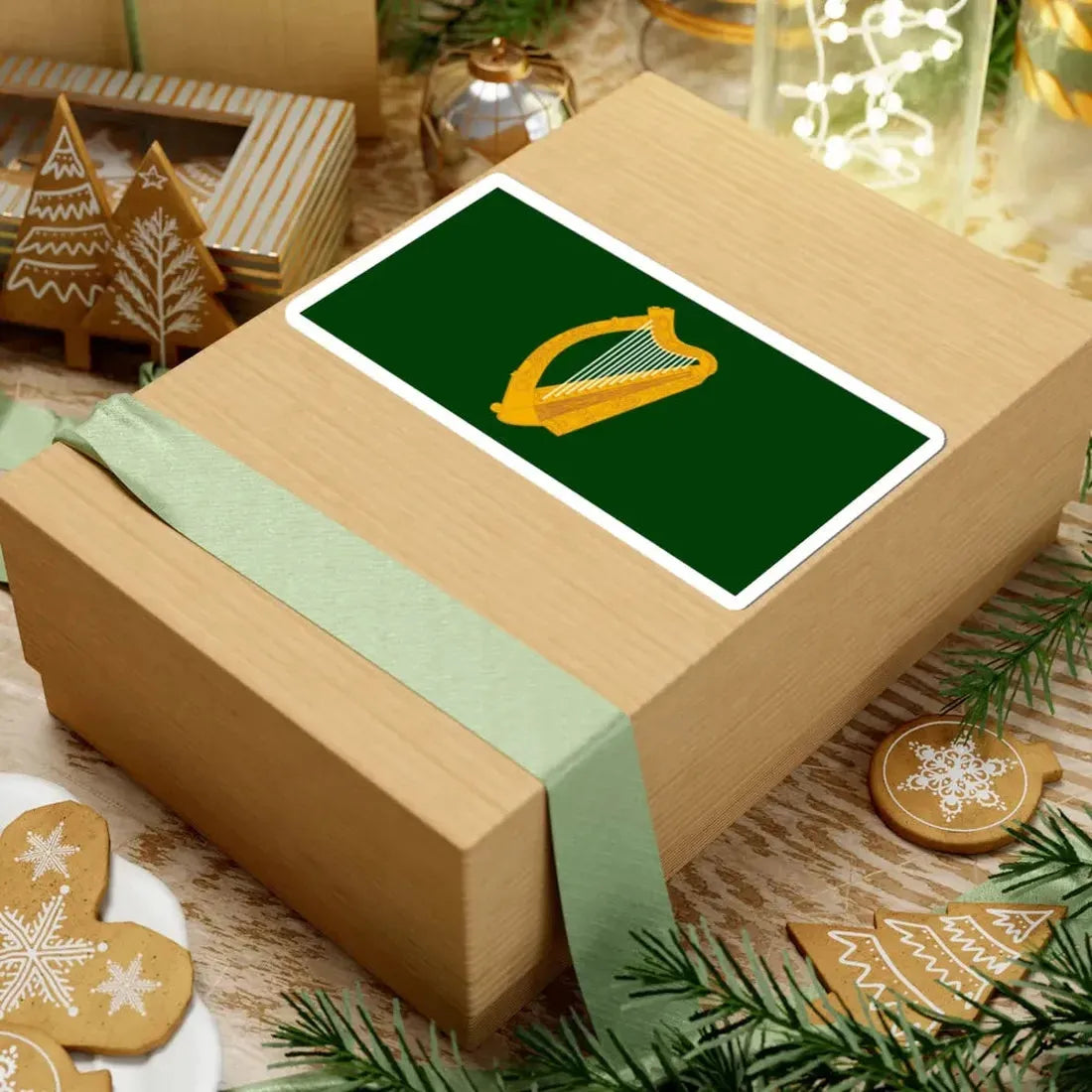 Flag of Leinster (Ireland) STICKER Vinyl Kiss-Cut Decal - The Sticker Space