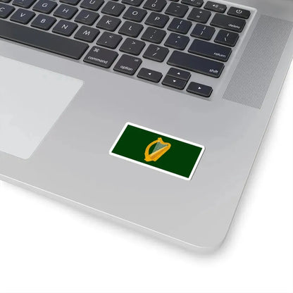 Flag of Leinster (Ireland) STICKER Vinyl Kiss-Cut Decal - The Sticker Space