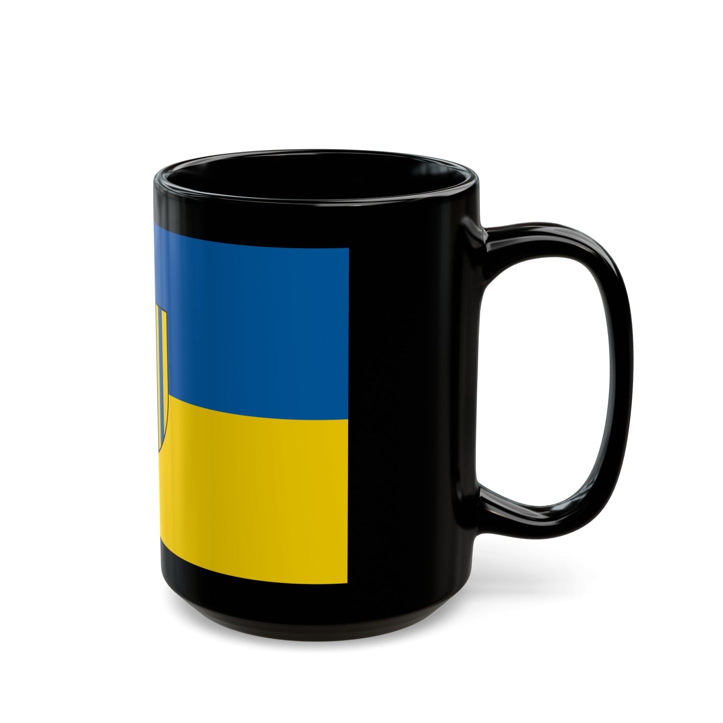 Flag of Leipzig 2 Germany - Black Coffee Mug-The Sticker Space