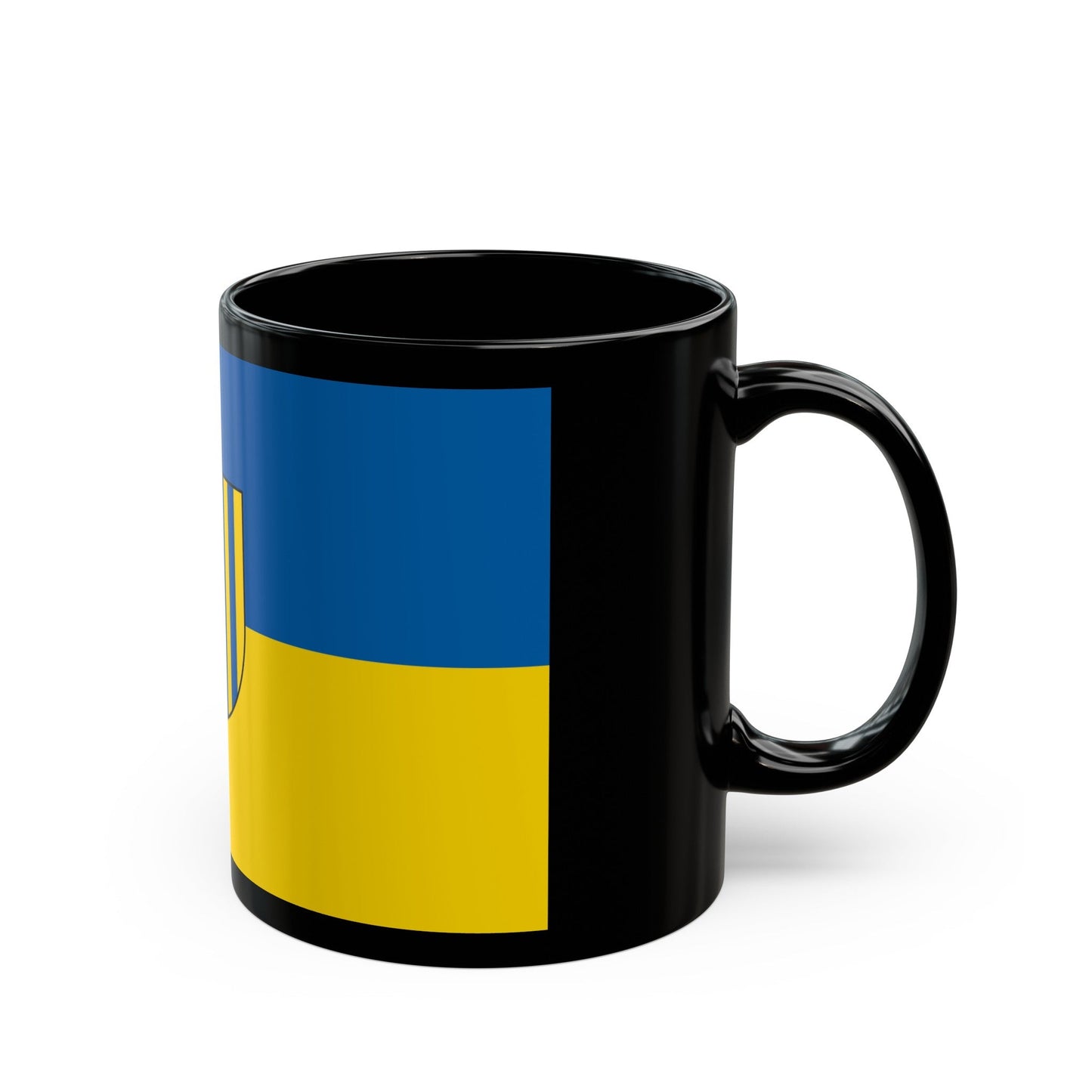 Flag of Leipzig 2 Germany - Black Coffee Mug-The Sticker Space