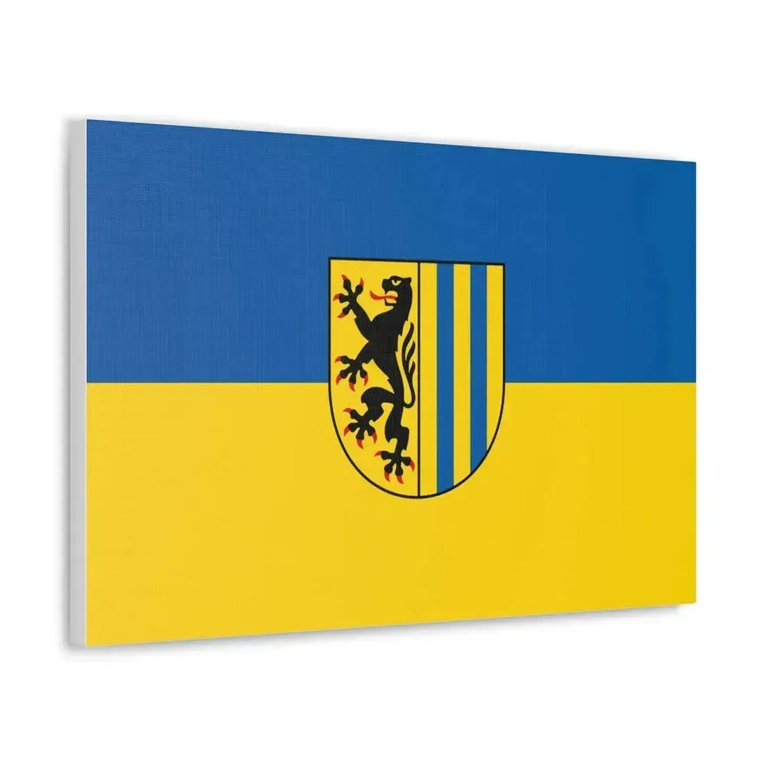 Flag of Leipzig 2 Germany - Canvas Wall Art - The Sticker Space