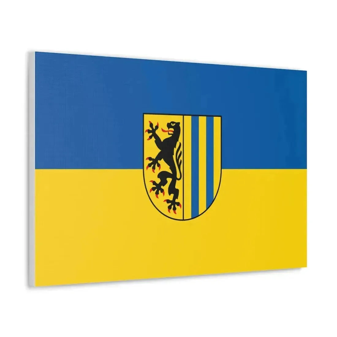 Flag of Leipzig 2 Germany - Canvas Wall Art - The Sticker Space