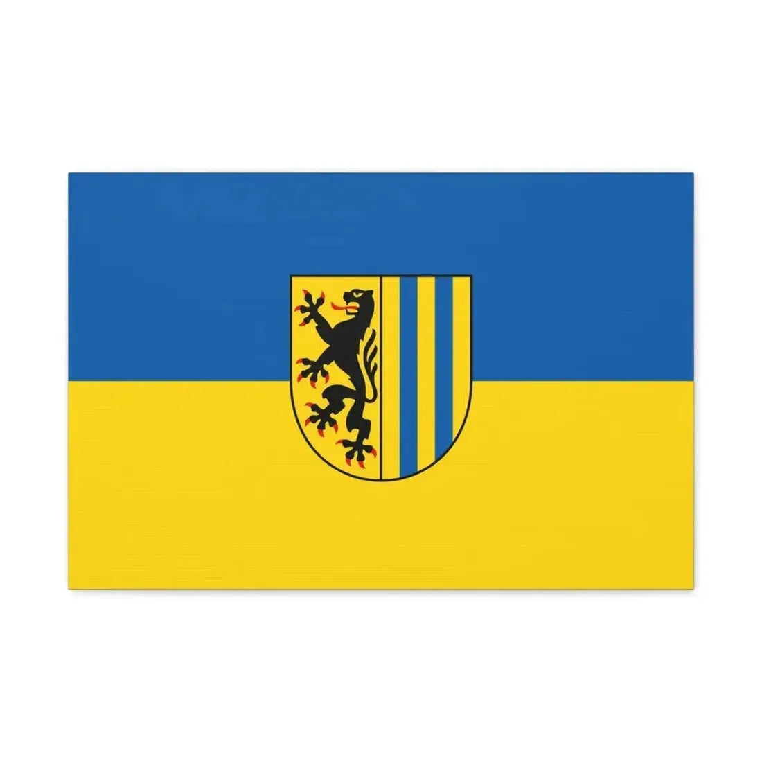 Flag of Leipzig 2 Germany - Canvas Wall Art - The Sticker Space