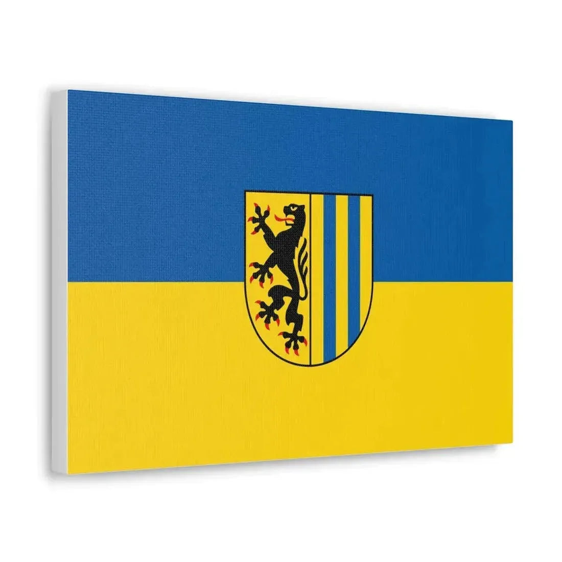 Flag of Leipzig 2 Germany - Canvas Wall Art - The Sticker Space