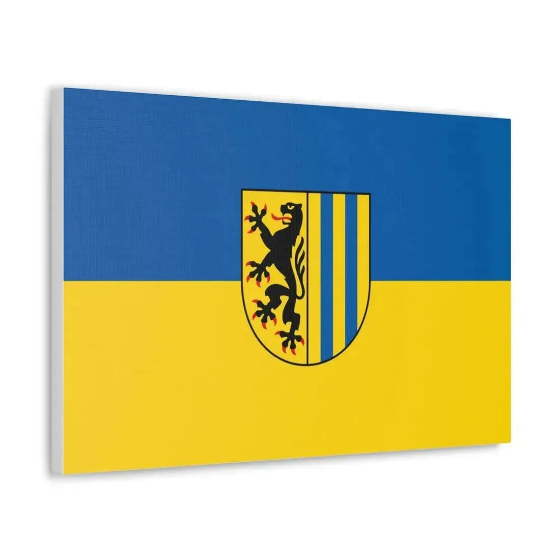 Flag of Leipzig 2 Germany - Canvas Wall Art - The Sticker Space