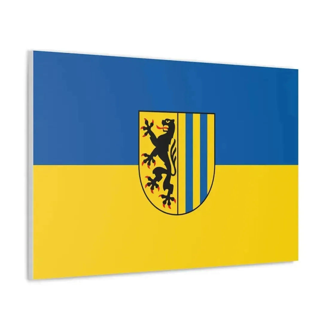 Flag of Leipzig 2 Germany - Canvas Wall Art - The Sticker Space