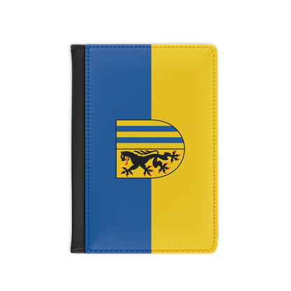 Flag of Leipzig 2 Germany - Passport Holder-3.9" x 5.8"-The Sticker Space